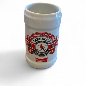 Budweiser Cardinals 1982 Champions White Mug